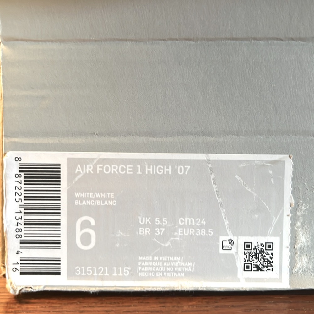 Brand New NIKE AF1 High “Glacier” ICE BLUE COLORWAY by Ron Louis - Picture 9 of 11